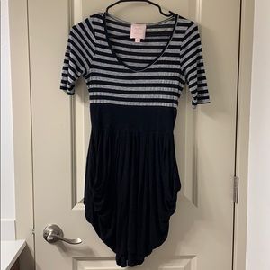 Romeo & Juliet Couture Striped Shirt Dress Small